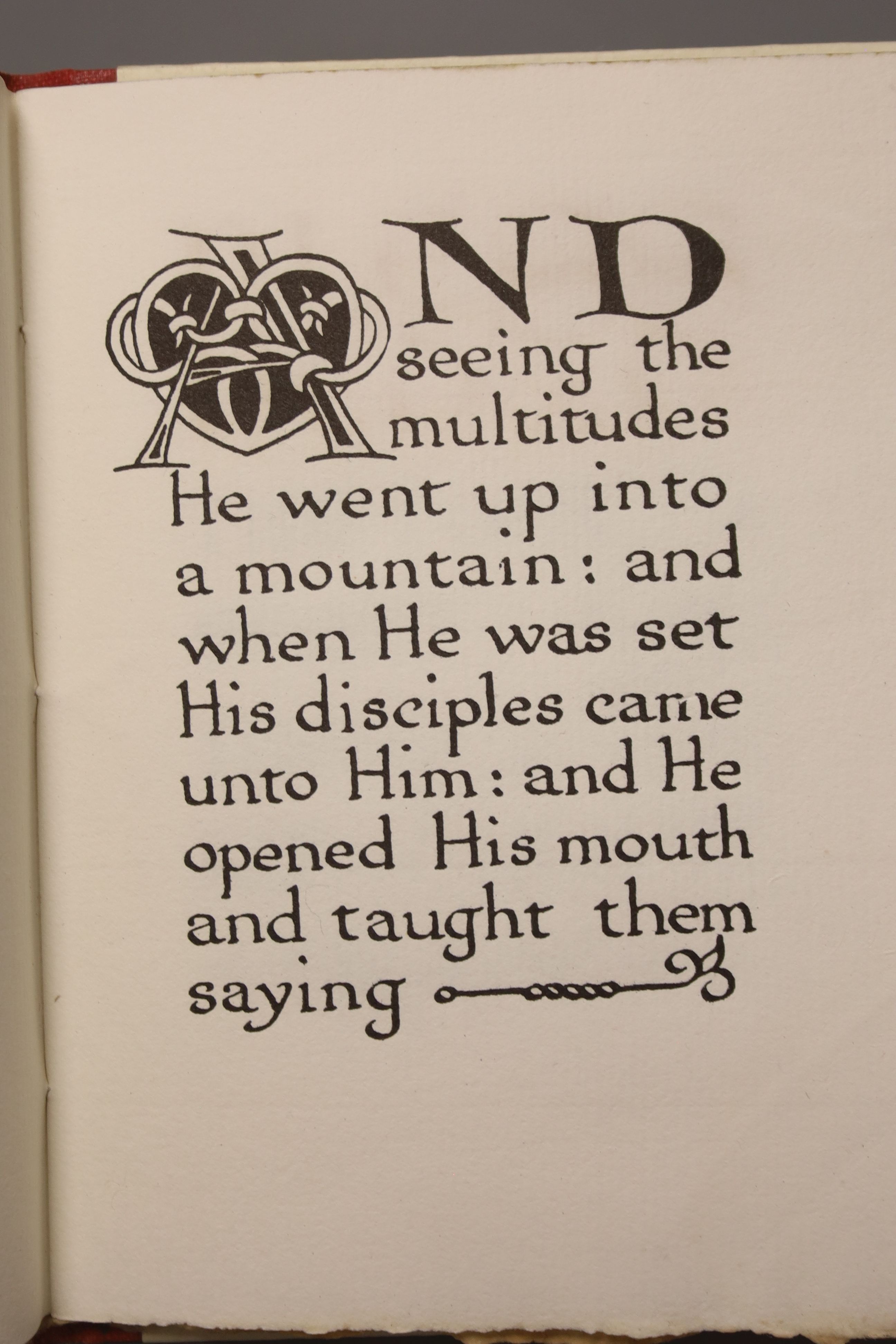 'The Beatitudes' from The Sermon on the Mount, a souvenir from the Festival of Britain 1951, 18mo, cased hardback, Mermaid Press, Bognor Regis, Sussex